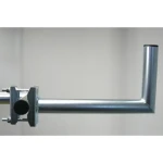 OEM držák antény na balkón 35 cm / Držák antény / odsazení 350 mm / trubka 42 mm / galvanický zinek (PK35B42)
