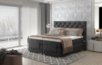 Boxspring Clover Rozměr: 140 x 200 cm, látka: Dora 21