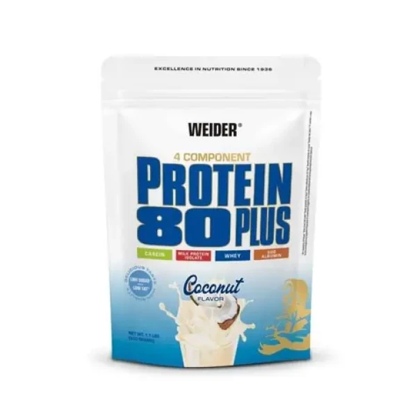 Proteín 80 Plus - Weider (kokos, 500 g) (4332-10-500g-kokos)
