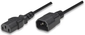 Manhattan kabel napájecí pro monitor / C14M-C13F / 1.8m (301152)