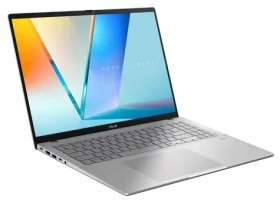 ASUS Vivobook S16 M3607GA stříbrná / Notebook / 16" WUXGA OLED / AMD Ryzen AI 7 445 2.0GHz / 16GB / 512GB SSD (M3607GA-OLED012WZ)