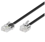 MicroConnect Modulární kabel RJ11 - RJ45 15m černá (MPK463S)