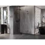 MEXEN/S - Lunar-F L sprchový kout skládací dveře levá 70 x 70, transparent, grafit metal 836L-070-070-95-00-L