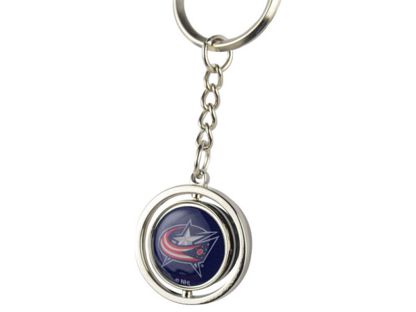 Přívěšek na klíče Columbus Blue Jackets Puck Spinning Ring 20699451