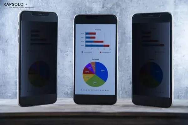 KAPSOLO 2-Way Privacy fólie pro HTC U12 Life / Ochranná fólie / Privacy / 3H (KAP11830)