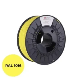 C-TECH PREMIUM LINE Filament PETG sírová žlutá | RAL1016 | 1.75mm | 1kg (8594125012939)