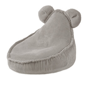 PLUSH NEST PLUSH NEST Dětské křesílko Huggy Bear Manšestr 68 × 45 cm béžové