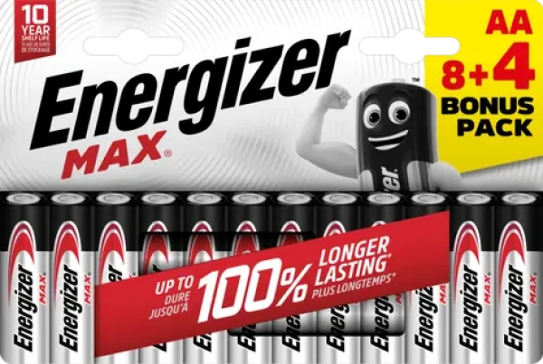 Energizer Max AA 12ks E303325100