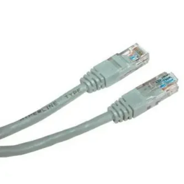 UTP patchcord Cat.6 0,5 m šedý economy / Patch kabel / RJ45-RJ45 / nestíněný