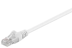 MicroConnect CAT5e U/UTP 0.5m bílá / PVC (B-UTP5005W)