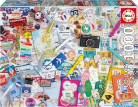 EDUCA Puzzle Cestovní koláž
