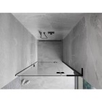MEXEN/S - Mist-H L sprchové dveře křídlové pravé 95, transparent, černá 8A5L-095-000-70-00-P