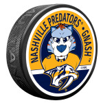 Mustang Puk Nashville Predators NHL Gnash Mascot Textured Puck