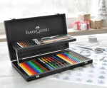 Faber-Castell Compendium sada 53 ks v dřevěné kazetě 110084