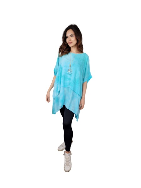 HOSH Halenka Amber Velikost: UNI, Barva: Tyrkysová