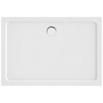 CERANO - Sprchová vanička obdelníková Brio - SMC/minerální kompozit - strukturovaná bílá - 140x80x4 CER-679506