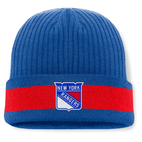 Fanatics Pánská zimní čepice New York Rangers NHL A/CAP Beanie Cuff