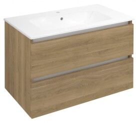 SAPHO - EZARA umyvadlová skříňka 79,8x52x46cm, dub cuneo EZ801-2525