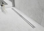 MEXEN - Flat 360° Slim podlahový žlab 160, nerez 1041160
