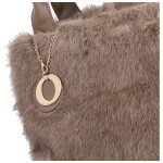 Módní dámská kabelka do ruky Máia, hnědo-šedá