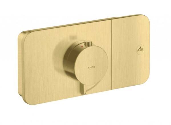 AXOR - One Termostatická sprchová baterie pod omítku, kartáčovaná mosaz 45711950