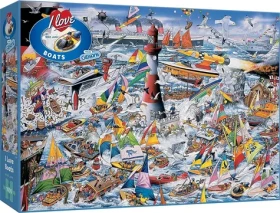 GIBSONS Puzzle Miluji lodě