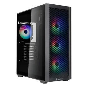 SilverStone FARA 515XR černá / PC skříň / Midi-Tower / ATX / 4x 120mm ARGB / temperované sklo (SST-FA515XR-BG)