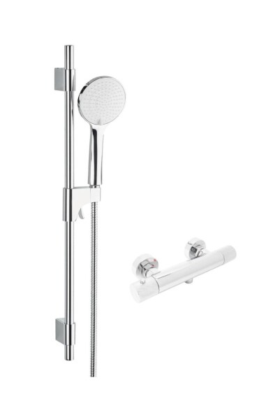 Sprchová baterie SAT se sprchovým setem 150 mm chrom SATBST268SET SATBST268SET