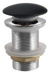 SAPHO - BLOK umyvadlová výpust 5/4“, click-clack, zátka matný černý marquin 2401-931