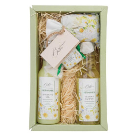 Kosmetická sada Heřmánek (sprchový gel, šampon, sůl, mýdlo)