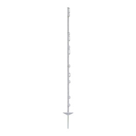 Sloupek plastový pro elektrický ohradník, délka 156 cm, 11 oček, bílý