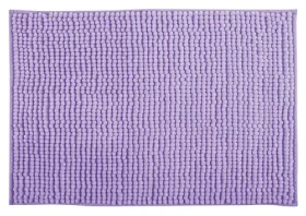 MSV CHENILLE koupelnová předložka 40 x 60 cm levandulová / polyester / protiskluzová