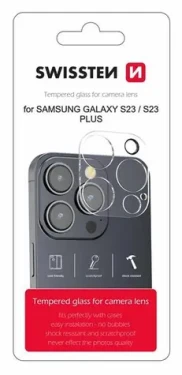 SWISSTEN Ochranné sklo čoček fotoaparátu pro SAMSUNG GALAXY S23/S23 Plus (94500204)