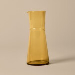 Ferm Living Skleněná karafa Boya Yellow 1,35 l, žlutá barva, sklo