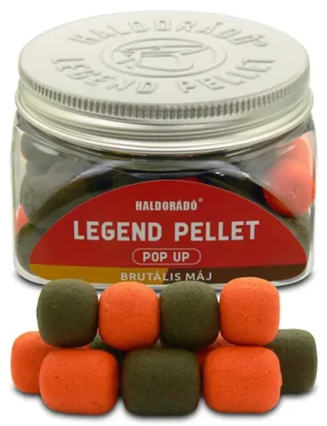 Haldorádó Pelety Legend Pellet Pop-Up 50g 12+16mm Brutální játra (HD17124)
