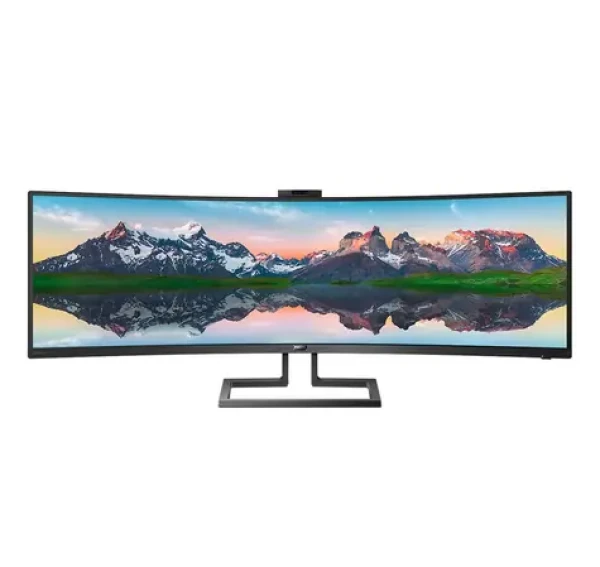 49 Philips 499P9H černá / VA / LED / 5120 x 1440 / 32:9 / 60Hz / 5ms / 3000:1 / 450cd-m2 / DP HDMI USB-C (499P9H/00)