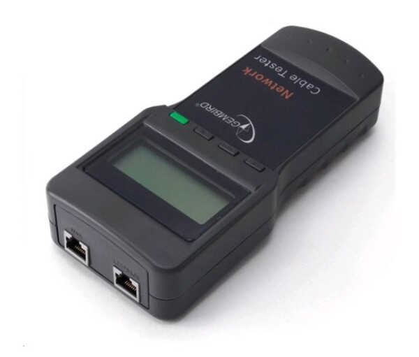 GEMBIRD Zkoušečka kabelů Digital network cable tester (Cat 5E, 6E, coaxial, telephone) EDF_211986