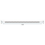 REA - Sprchová hadice Brush Nickel 150 cm REA-08022