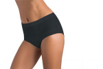 Kalhotky s vyšším pasem bezešvé Culotte Setificato Light Intimidea Barva: Černá, velikost L/XL