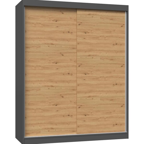 Skříň Iga 160 antracit/artisan B - bez zrcadla