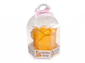 Accentra - Mýdlový květ žluté růže v dárkovém boxu Mýdlový květ růže 5 g