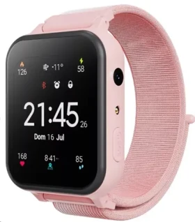 CANYON Alfie KW-37 růžová / Chytré hodinky / 1.69" IPS / IP66 / Nano-SIM / obousměrné volání / 16 her / 512MB / MP3 (CNE-KW37PP)