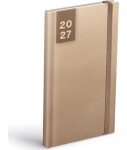 Diář 2027 T806 Lamino 1 s gumkou 90x170mm
