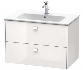 DURAVIT - Brioso Umyvadlová skříňka 55x82x48 cm, 2 zásuvky, lesklá bílá BR410202222