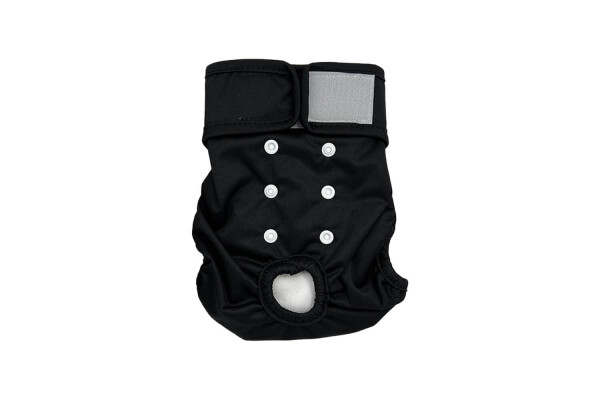 Gama hárací kalhotky pro psa Barva: Černá, Obvod slabin (cm): 40 - 58