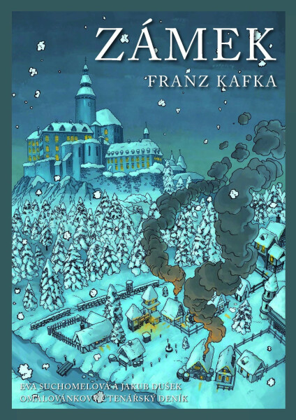 Zámek, literární omalovánky, Blanka Kučerová