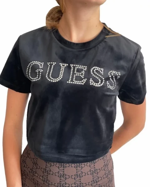 Dámský top Guess V3BI01 Couture Crop Tee