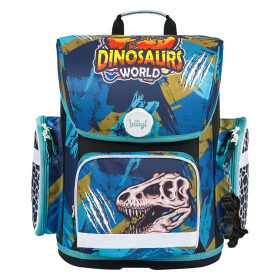 Školní aktovka BAAGL ERGO - Dinosaurs World 19 l