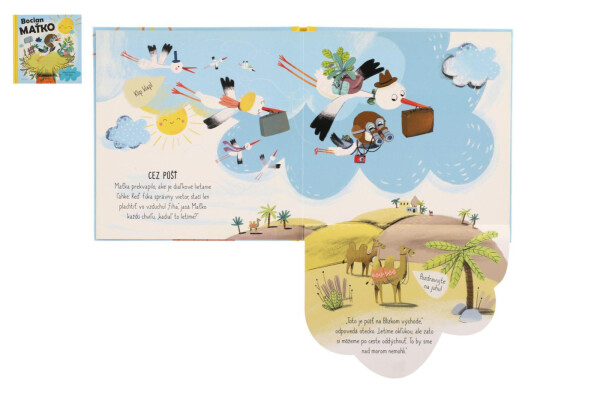 Kniha Bocian Maťko SK verzia 19,5x20cm - Helena Haraštová