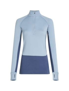 ICEBREAKER Wmns Merino 260 ZoneKnit LS Half Zip, Dawn/Zincblue/Cb (vzorek) velikost: S